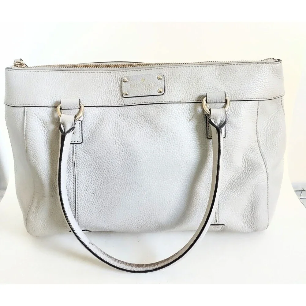 Kate Spade New York Putty Color Large Shoulder Bag 14.5